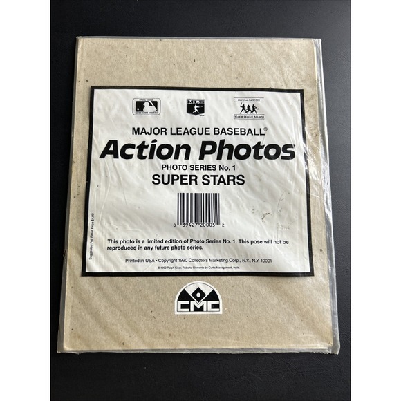 Jerome Walton Chicago Cubs MLB 1990 Collectors Marketing Action Photo Unopened‎ - Picture 2 of 2